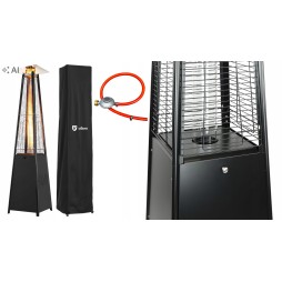 Parasol grzewczy gazowy 13 kW - ogrzewacz tarasowy piramida Cheopsa