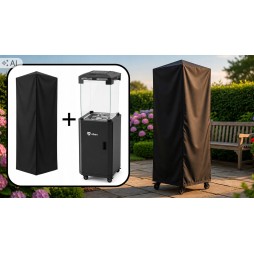 Parasol grzewczy gazowy VIBEN Lumina 11 kW 137 cm z pokrowcem