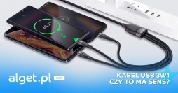 Kabel USB 3w1 - jak wybrać? Dlaczego warto kupić?