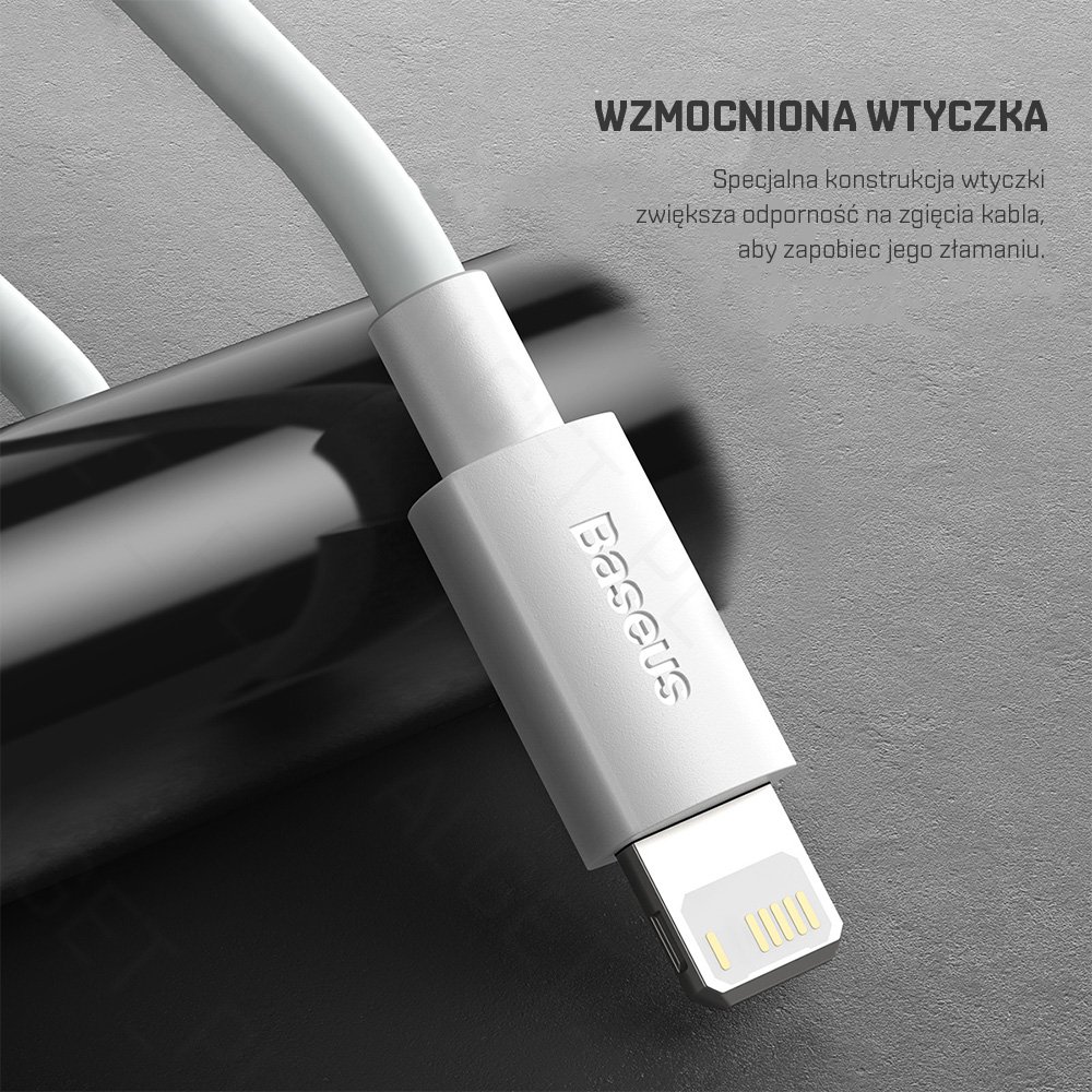 BASEUS 2x Kabel USB - Lightning 2.4A 1.5m