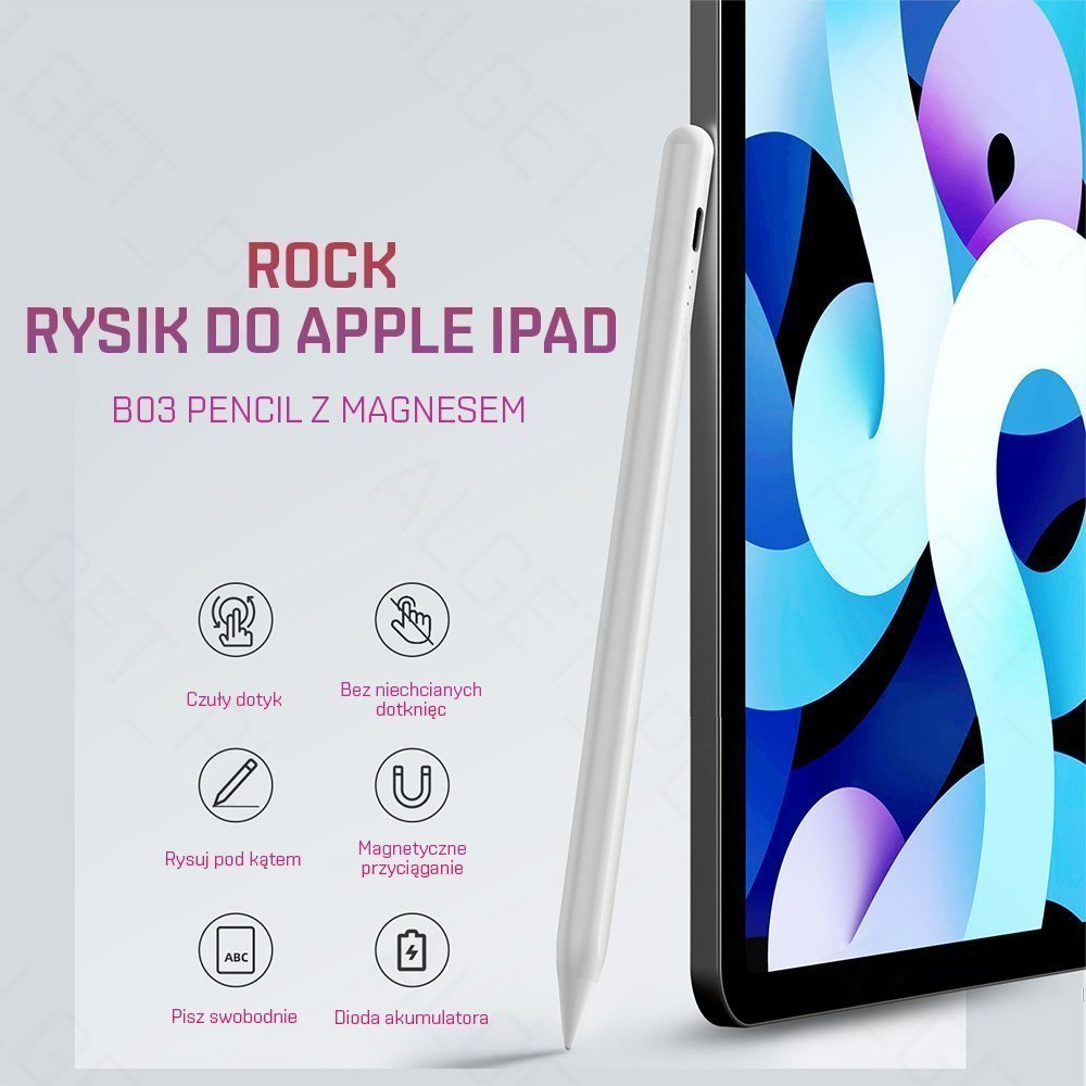 ROCK B03 RYSIK PENCIL DO APPLE IPAD AIR/PRO MAGNES